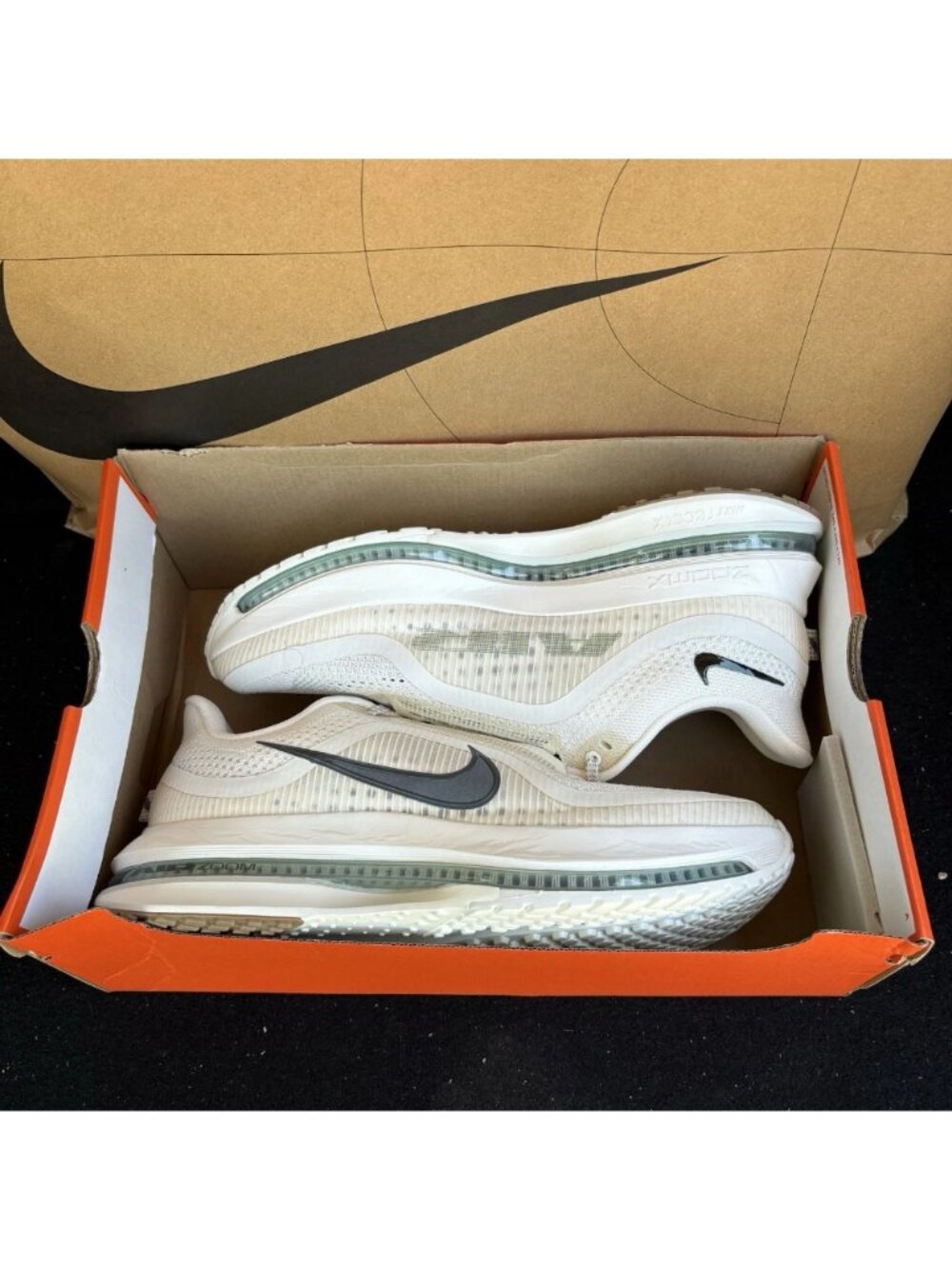 NEW Nike Pegasus Premium Pale Ivory Spruce Running HQ2592-106 Men Size 12 - Picture 8 of 8